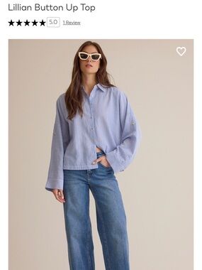 Altar'd State Lillian Button Up Top